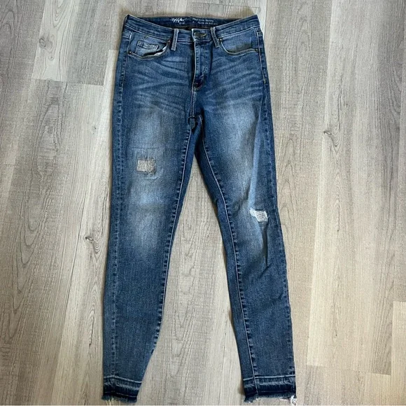 Massimo High-Rise Power Stretch Skinny Jeans - Picture 1 of 7